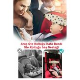 Ferdys Bebek Puset Baş Desteği, Bebek & Çocuk Seyahat Krem Baş Desteği, Bebek Oto Koltuk Kafa Koruyucu