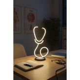 FERLUCE AVİZE LEDLİ ABAJUR STETESKOP DR SİYAH