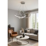 FERLUCE AVİZE LEDLİ AVİZE KARMAŞIK BÜYÜK KROM