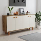 Ferniso 160 cm Bohem Konsol - Ceviz - Beyaz