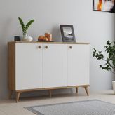 Ferniso Bohem 120 cm Konsol - Ceviz - Beyaz