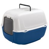 Ferplast Prima Azzurra 39.5x52.5x38 cm Kapalı Kedi Tuvaleti
