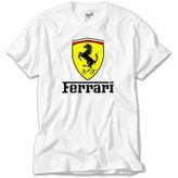 Ferrari Lite Beyaz Tişört