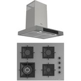 Ferre Mega Plus Serisi 2'li Cam Ankastre Set (D102-SC408)