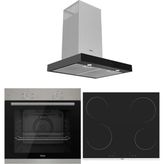 Ferre Mega Plus Serisi 3'lü Cam Ankastre Set (XE61MDV-MS261-D100)