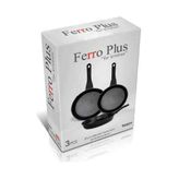 Ferro Plus Elmas Serisi 3 Lü Tava Seti