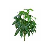 fesleğen çiçek Yapay Çiçek Pachira Bitkisi 18 Dallı 70 cm yeşil