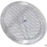 FEYZAYAPI Doğalgaz Havalandırma Cam Menfezi Şeffaf Çap 18 Cm