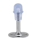 FEYZAYAPI Kapı Stoperi Tamponu Krom 8 cm Metal Kapı Durdurucu Tutucu Kapı Stopu Silikonlu