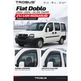 Fiat Doblo 1 2000-2005 Cam Rüzgarlığı 2'li