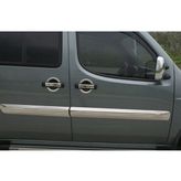 Fiat Doblo 2000-2010 Krom Kapı Kolu 4 Kapı 12 Parça Paslanmaz Çelik - 315 Gri