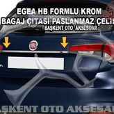 Fiat Egea Hb Paslanmaz Çelik Krom Bagaj Çıtası