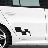 Fiat Egea Yan Kapı Sticker Aksesuarı Tuning Araca Özel