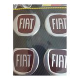 Fiat Jant Göbeği Arma Yapışkanlı 4'Lü Set