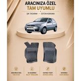 Fiat Palio 2003-2011 Havuzlu Paspas | Panelvan 3 Kapı - Siyah