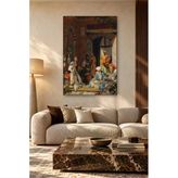 Fida John Frederick Lewis Avluda Dua Okuyan Derviş Canvas Tablo