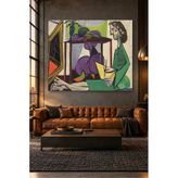 Fida Picasso Resim Çizen Genç Kız Canvas Tablo