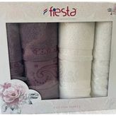 Fiesta %100 Pamuklu Hamam Takımı