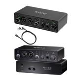 Fifine Ampli 3 - Usb Stüdyo Ses Kartı 2 Giriş 2 Çıkış 24Bit/192Khz Wındows/Mac/Ios/Android