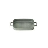 Fika Dikdortgen Grill Tava 28 Cm. Gri