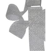 File Sim Kurdele 25 mm Gümüş 5 Metre