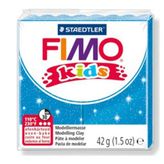 Fimo Glitter Blue Kids 42 gr Polimer Kil