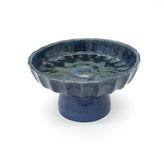 Fin Ayaklı Sunum Tabağı, Aqua Marine