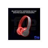 Fioplus Wireless P47 Uyumlu Katlanabilir Bluetooth Kablosuz Kulaklık