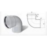 Fırat 100x90 Pvc Dirsek