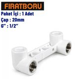 Fırat Çiftli Batarya Bağlantısı 20Mm, 1/2'', 7B80020128