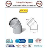FIRAT Pvc 45 Derece Dirsek - 50mm