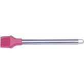 Fırça - Silikon - Çelik Sap Kırmızı - 32 Cm