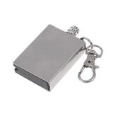 Fırsatkolik Mey Ithalat® Benziniyle Çalışan Sonsuz Metal Kibrit & Anahtarlık - 00 Siyah - Beyaz
