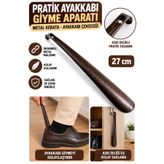 FırsatVar Pratik Ayakkabı Giyme Aparatı Çekeceği Metal Kerata 27cm