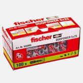 Fıscher Duopower 100 Adet 5x25 Dübel