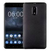 FitCase Nokia 6 Carbon Desen Siyah Arka Kapak