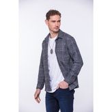 Fitmens Erkek Oversize Yeni Sezon Gömlek Yaka Pamuklu Oduncu Hediye Kutulu Gömlek G01 - Antrasit - XL