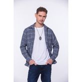 Fitmens Erkek Oversize Yeni Sezon Gömlek Yaka Pamuklu Oduncu Hediye Kutulu Gömlek G01 - Lacivert - 2XL