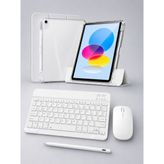 Five-E Apple iPad A16 11 Inc (2025) Foldex Yatay ve Dikey Standlı Türkçe Klavye Mouse Kalem ve Kılıf Seti A3354 A3355 - A16 11 Inc 2025 - Gri