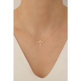 Fiyonk 14 Ayar 0,77 gr 43 cm Altın Ritim Kolye
