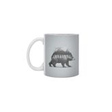 Fizello Bear Forest Beyaz Kupa, 330 ml, Seramik