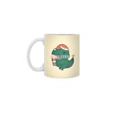 Fizello Christmas Tree Rex Beyaz Kupa, 330 ml, Seramik