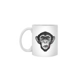 Fizello Cigar Chimp Beyaz Kupa, 330 ml, Seramik
