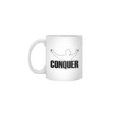 Fizello Conquer Outline Beyaz Kupa, 330 ml, Seramik