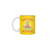 Fizello Explore Beyaz Kupa, 330 ml, Seramik, Hediyelik