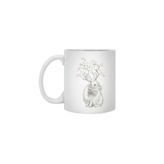 Fizello Forest Bunny Beyaz Kupa, 330 ml, Seramik