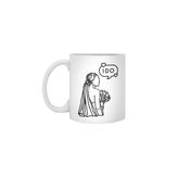 Fizello I Do Bride Beyaz Kupa, 330 ml, Seramik