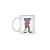 Fizello Koala Boksör Beyaz Kupa, 330 ml, Seramik