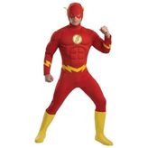 Flash Kostümü Kaslı Yetişkin