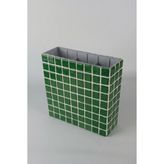 FlatForm Dot Mozaik Tasarım Vazo (Yeşil)